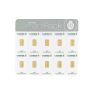 C. Hafner goudbaar 10x 1 gram SmartPack