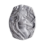 10 troy ounce zilverbaar Art Nouveau Woman