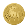 1/2 Troy ounce gouden munt Lunar 2021