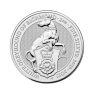 2 Troy ounce zilveren munt Queens Beasts White Greyhound