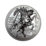 3 troy ounce zilveren munt Zhang Fei antieke afwerking 2021