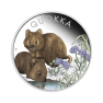 1 troy ounce zilveren munt Quokka gekleurd 2023 proof