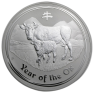 1 troy ounce zilveren Lunar II Year of the Ox 2009