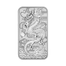 1 troy ounce zilveren munt baar Rectangular Dragon 2018