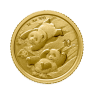 1 gram gouden Panda munt - diverse jaartallen (IE PRODUCT)