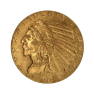Gouden 5 dollar half American Eagle Indian Head