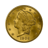 $20 gouden munt Double Eagle (Coronet Head)