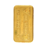 100 Grams 99,99 gold bar various melters