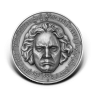 3 troy ounce zilveren munt Beethoven - antieke afwerking 2020