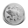 1 troy ounce zilveren Lunar Year of the Pig