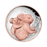 5 troy ounce zilveren munt Koala verguld 2023 proof