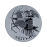 1 troy ounce zilveren munt Goden van Olympus Artemis