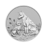 2 troy ounce zilveren Piedfort Dingo - volgende generatie 2022