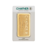 Gold bar 100 grams C. Hafner
