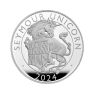 1 troy ounce zilveren munt Tudor Beasts Seymour Unicorn 2024 Proof