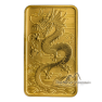 1 Troy ounce gouden munt baar Rectangular Dragon 2018