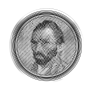 1 troy ounce zilveren munt Icoon van Gogh prooflike 2024