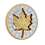 1 troy ounce zilveren munt Super Incuse Maple Leaf 2024