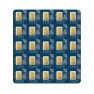 25x 1 gram goudbaar Pamp Suisse