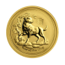 1/10 Troy ounce gouden Lunar munt 2018