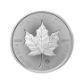 1 Troy ounce zilveren munt Maple Leaf 2018 ingeslagen blad