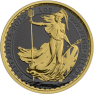 1 Troy ounce zilveren munt Golden Ring - Britannia 2019