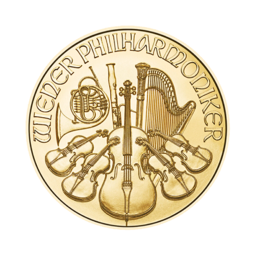 1 troy ounce gouden Philharmoniker munt 2025