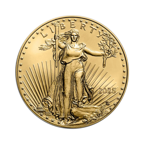 1 troy ounce gouden American Eagle munt 2025