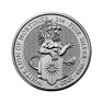 2 troy ounce zilveren munt Queens Beasts White Lion 2020