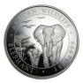 1 kilo zilveren munt Somalische Olifant