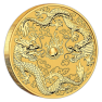 1 Troy ounce gouden munt dubbele Dragon 2020