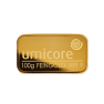 100 Grams 99,99 gold bar Umicore