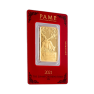 1 Troy ounce goudbaar Pamp Suisse Lunar jaar van de os 2021