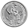 2 Troy ounce zilveren munt Queens Beasts Lion 2016