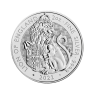 2 troy ounce zilveren munt Tudor Beasts Lion 2022