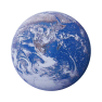 1 troy ounce zilveren Blue Marble munt proof