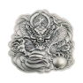 2 troy ounce zilveren munt Fiji Dragon Shaped High Relief Antiqued 2022
