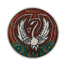 2 troy ounce zilveren munt black swan maali antique coloured